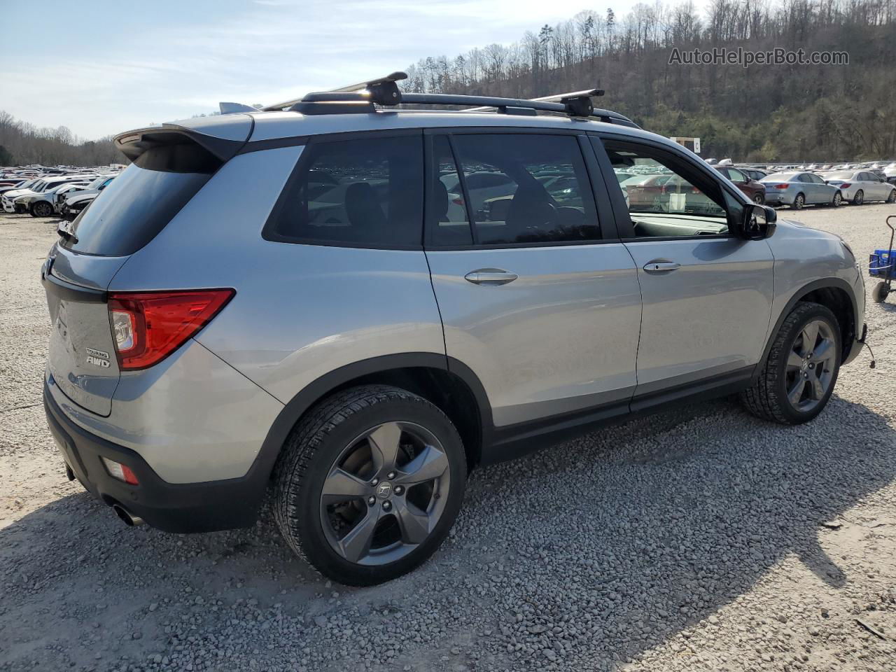 2019 Honda Passport Touring Серебряный vin: 5FNYF8H9XKB004323