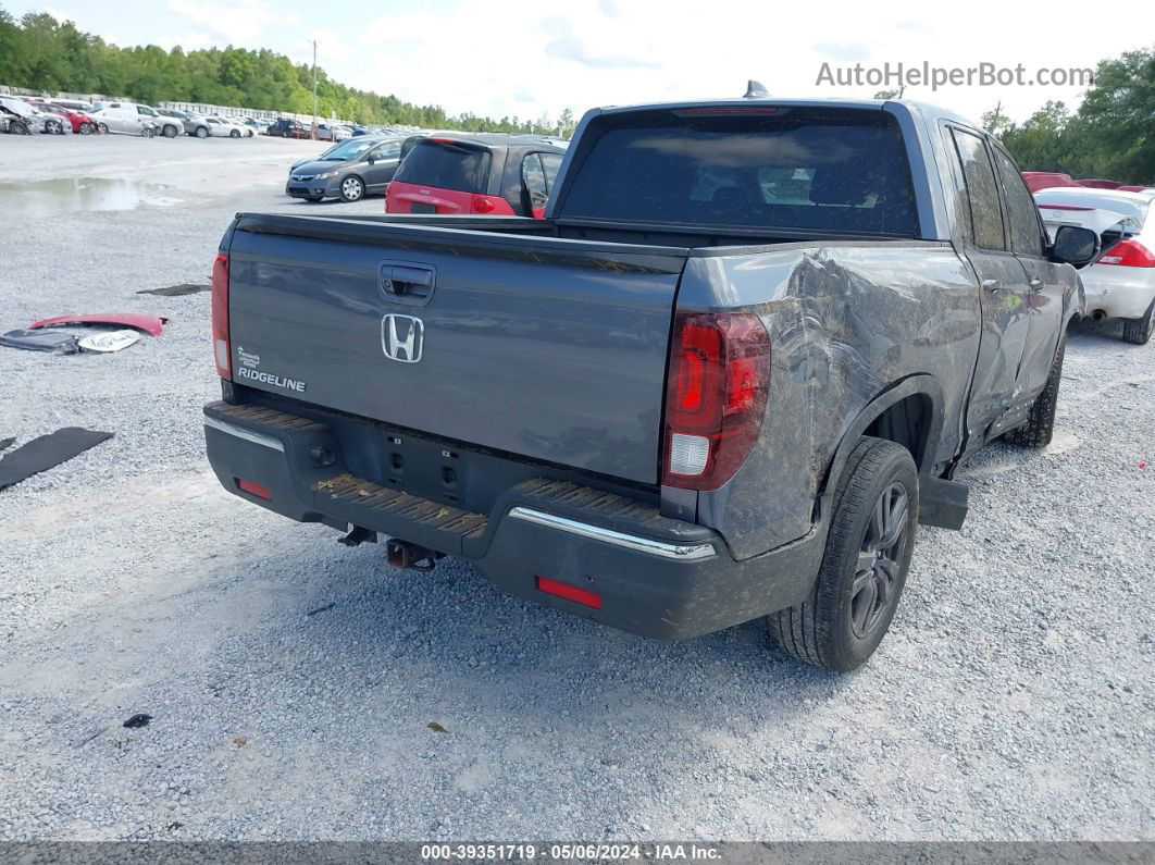 2020 Honda Ridgeline 2wd Sport Gray vin: 5FPYK2F13LB001147