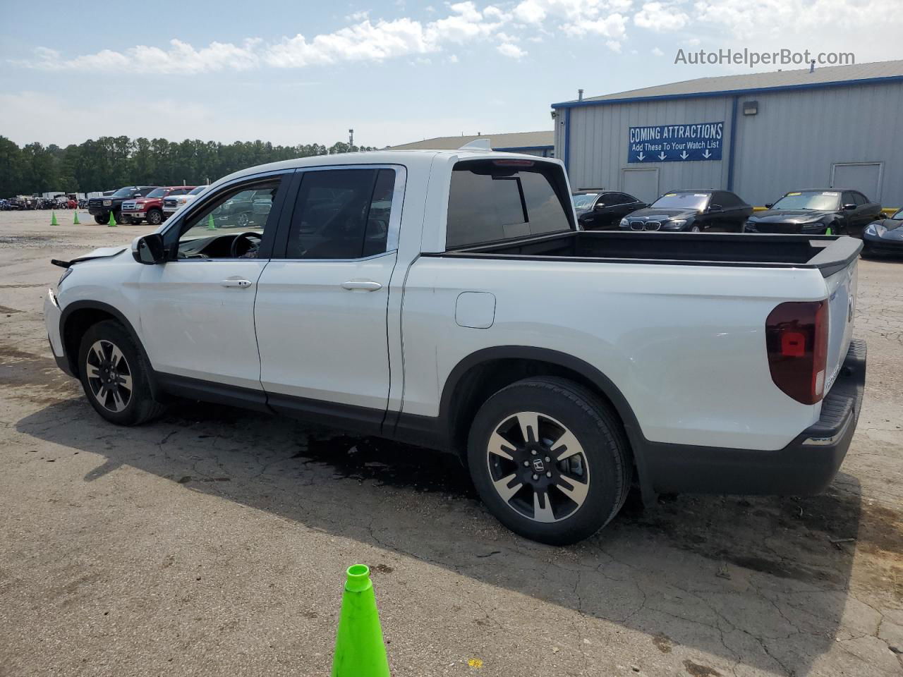 2020 Honda Ridgeline Rtl White vin: 5FPYK2F54LB000768