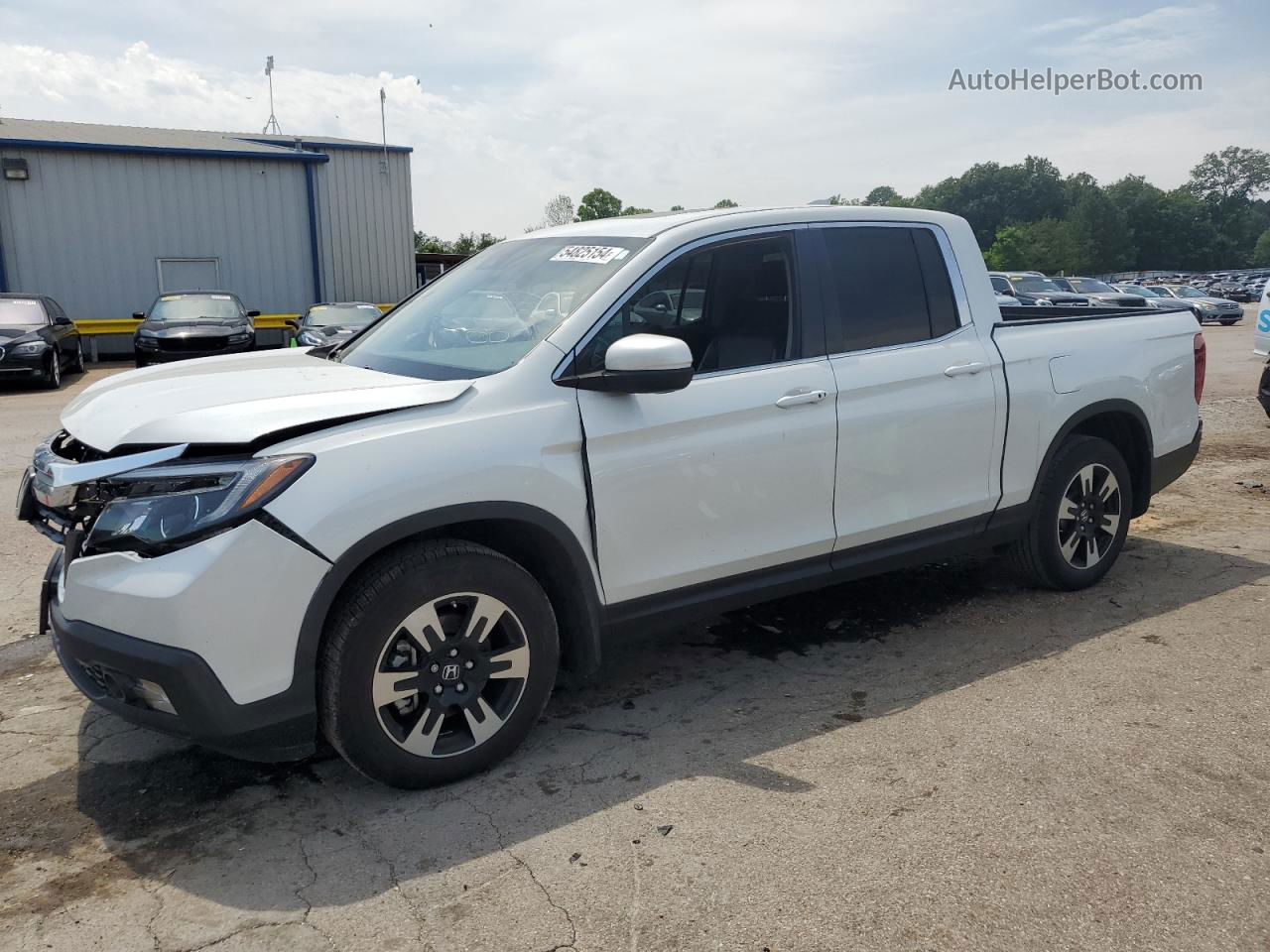 2020 Honda Ridgeline Rtl White vin: 5FPYK2F54LB000768