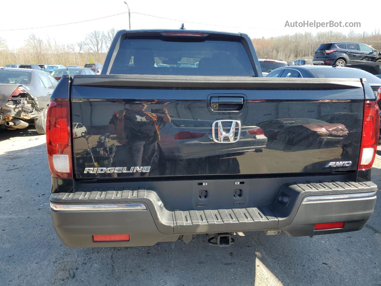 2020 Honda Ridgeline Sport Черный vin: 5FPYK3F10LB023791