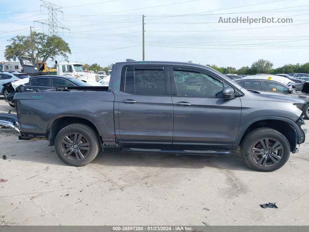 2020 Honda Ridgeline Sport Gray vin: 5FPYK3F10LB029638