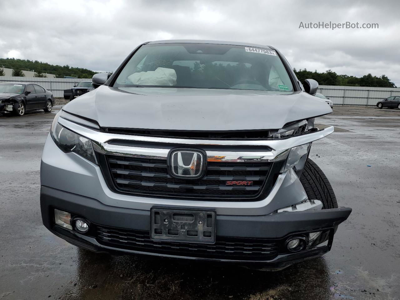 2020 Honda Ridgeline Sport Silver vin: 5FPYK3F10LB030238