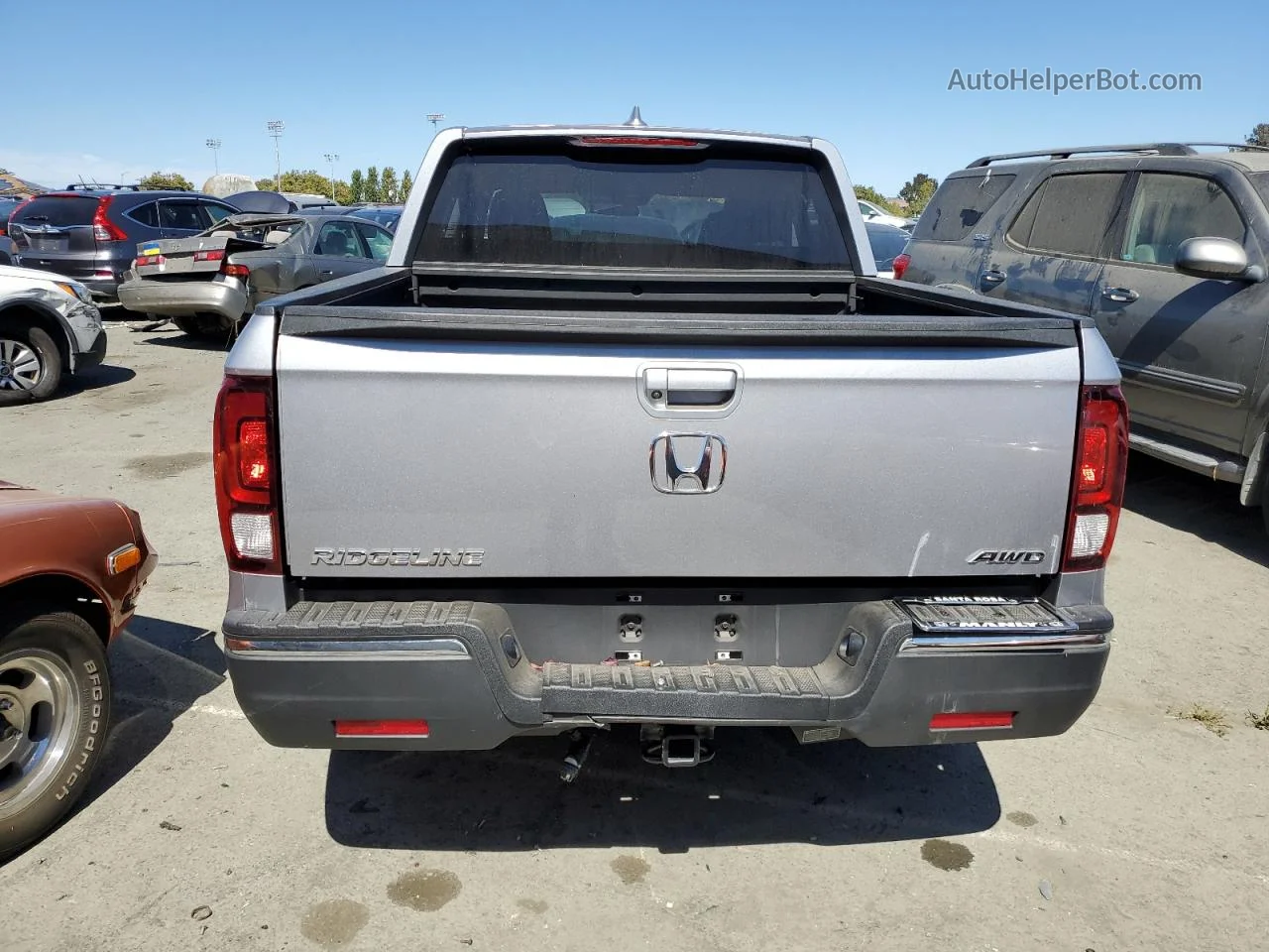 2020 Honda Ridgeline Sport Серебряный vin: 5FPYK3F10LB031566