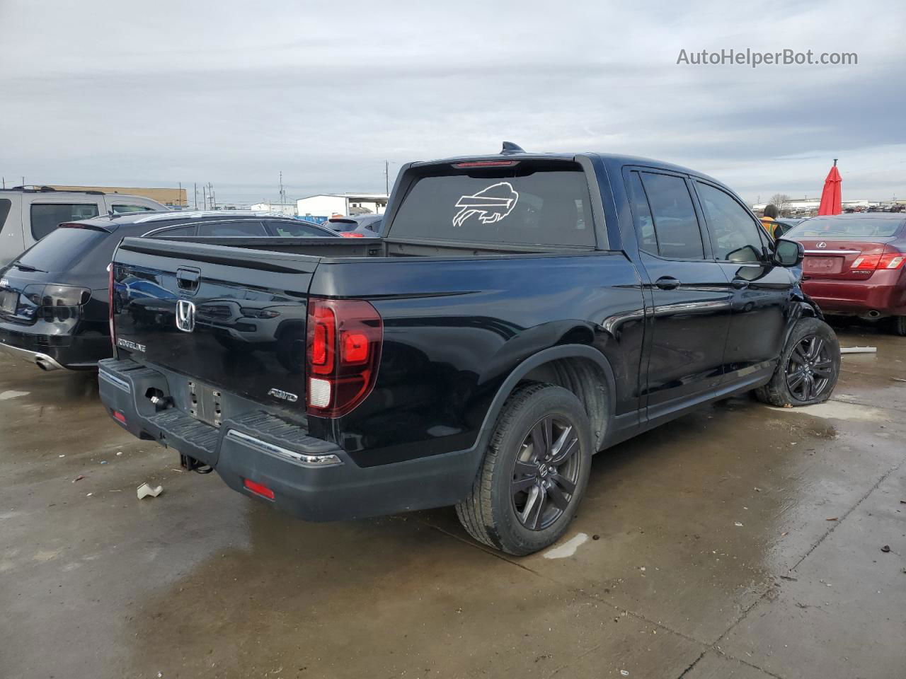 2020 Honda Ridgeline Sport Black vin: 5FPYK3F11LB024769