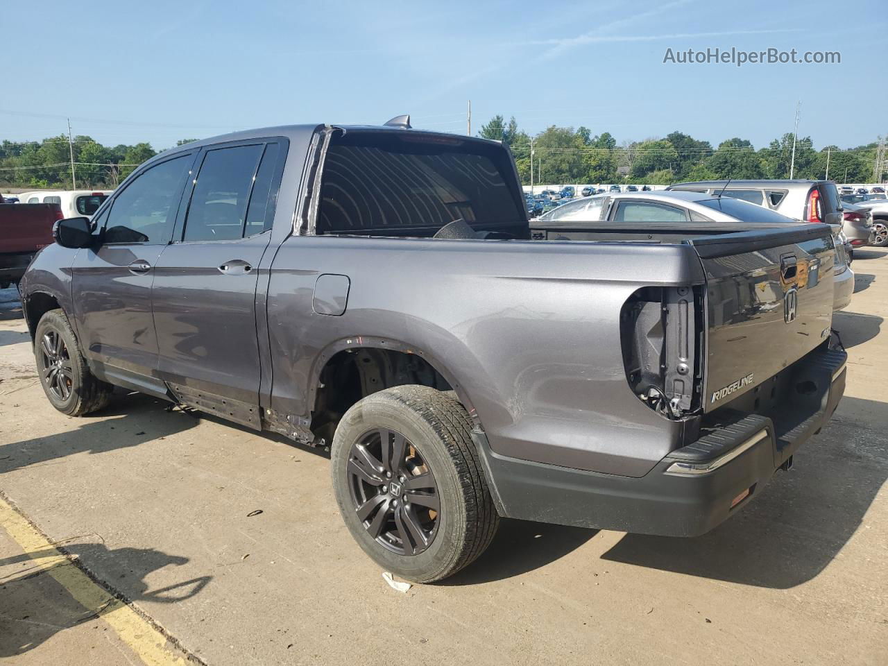 2020 Honda Ridgeline Sport Серый vin: 5FPYK3F11LB029339