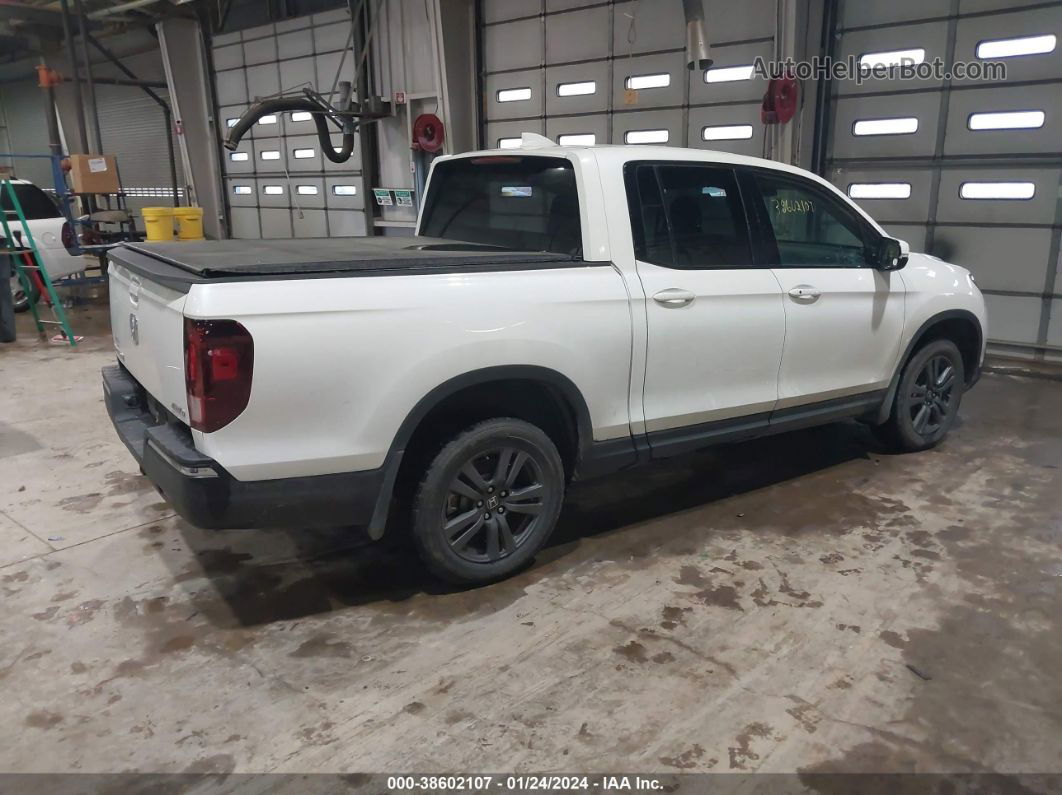 2020 Honda Ridgeline Awd Sport Белый vin: 5FPYK3F12LB022691