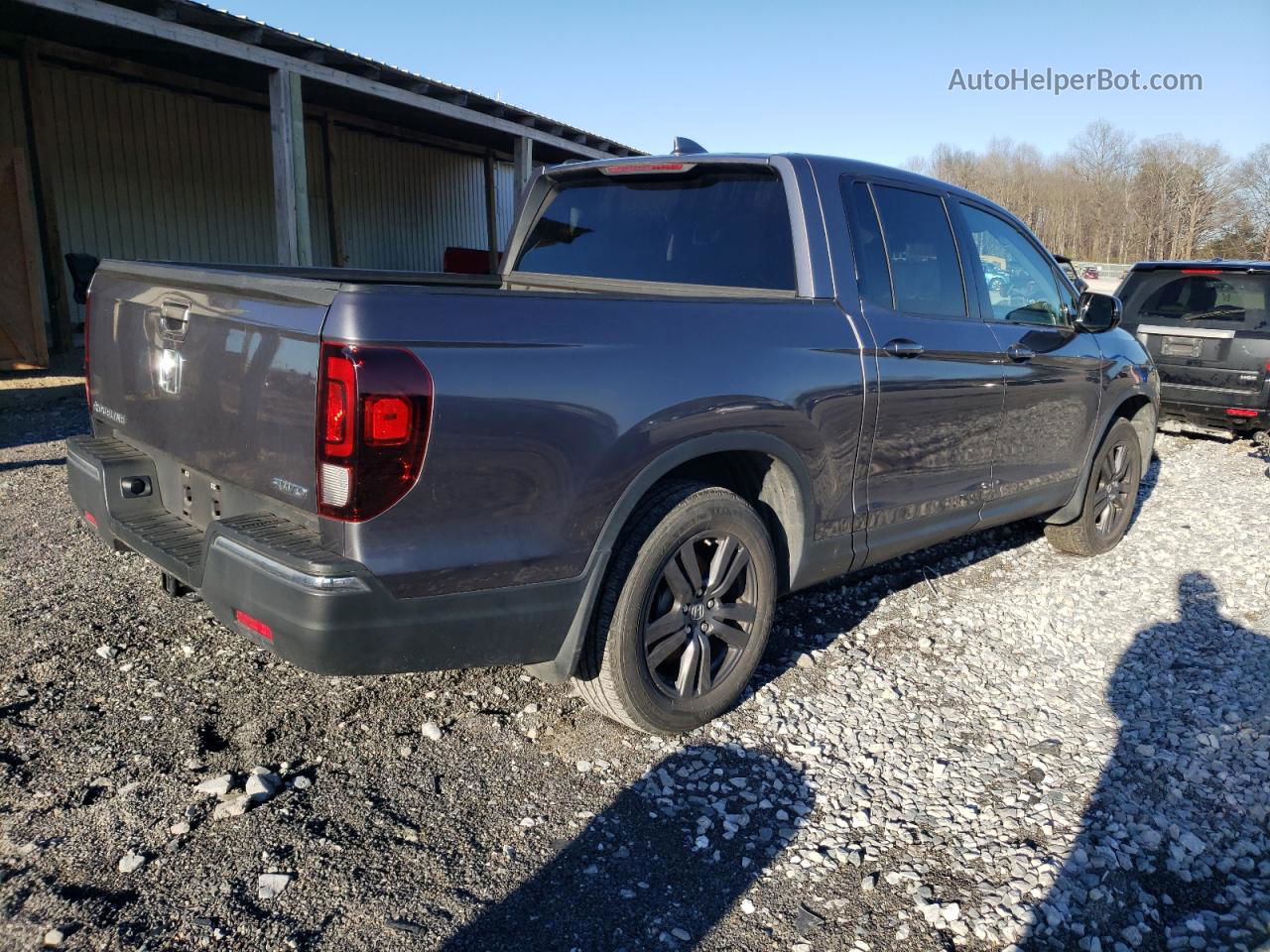 2020 Honda Ridgeline Sport Gray vin: 5FPYK3F12LB022898