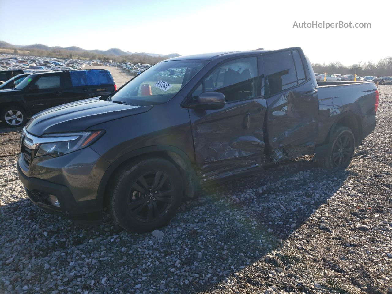 2020 Honda Ridgeline Sport Gray vin: 5FPYK3F12LB022898