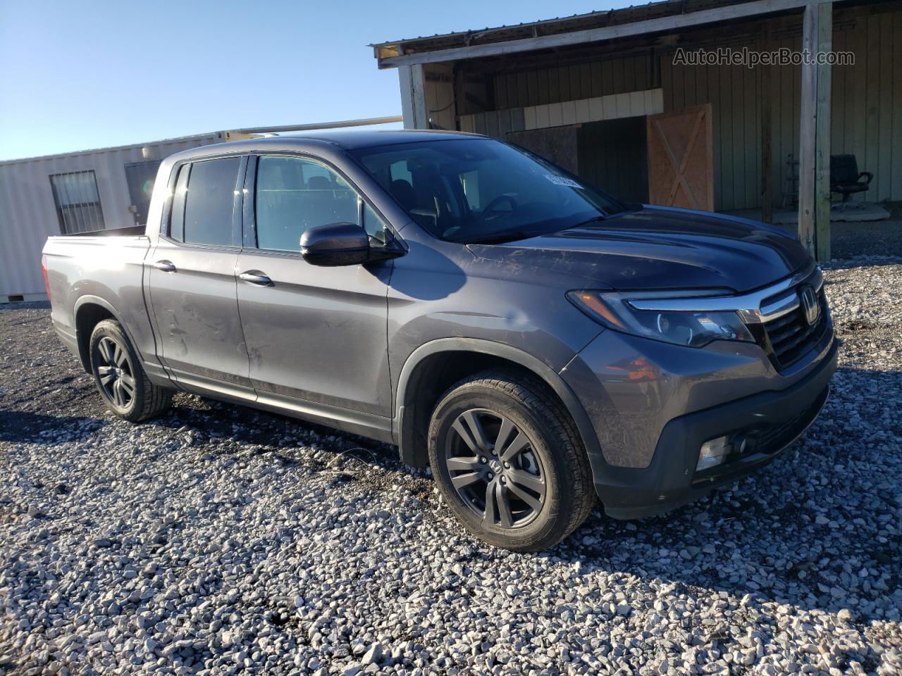 2020 Honda Ridgeline Sport Gray vin: 5FPYK3F12LB022898