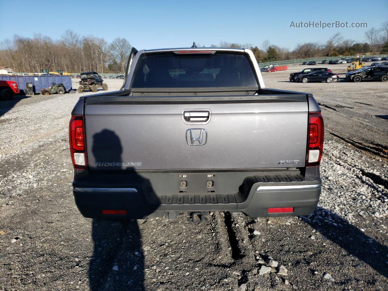 2020 Honda Ridgeline Sport Серый vin: 5FPYK3F12LB022898