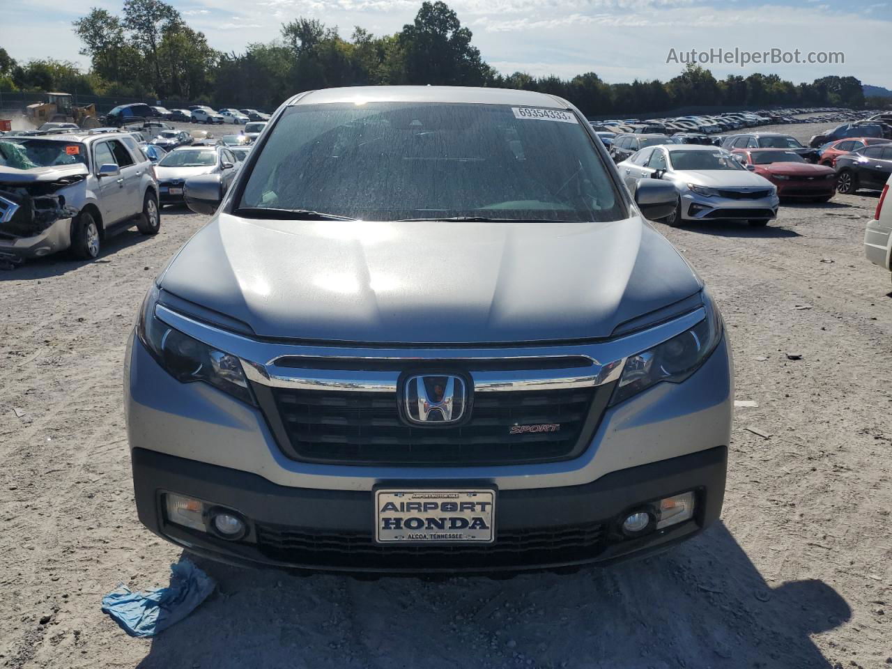 2020 Honda Ridgeline Sport Silver vin: 5FPYK3F15LB017601