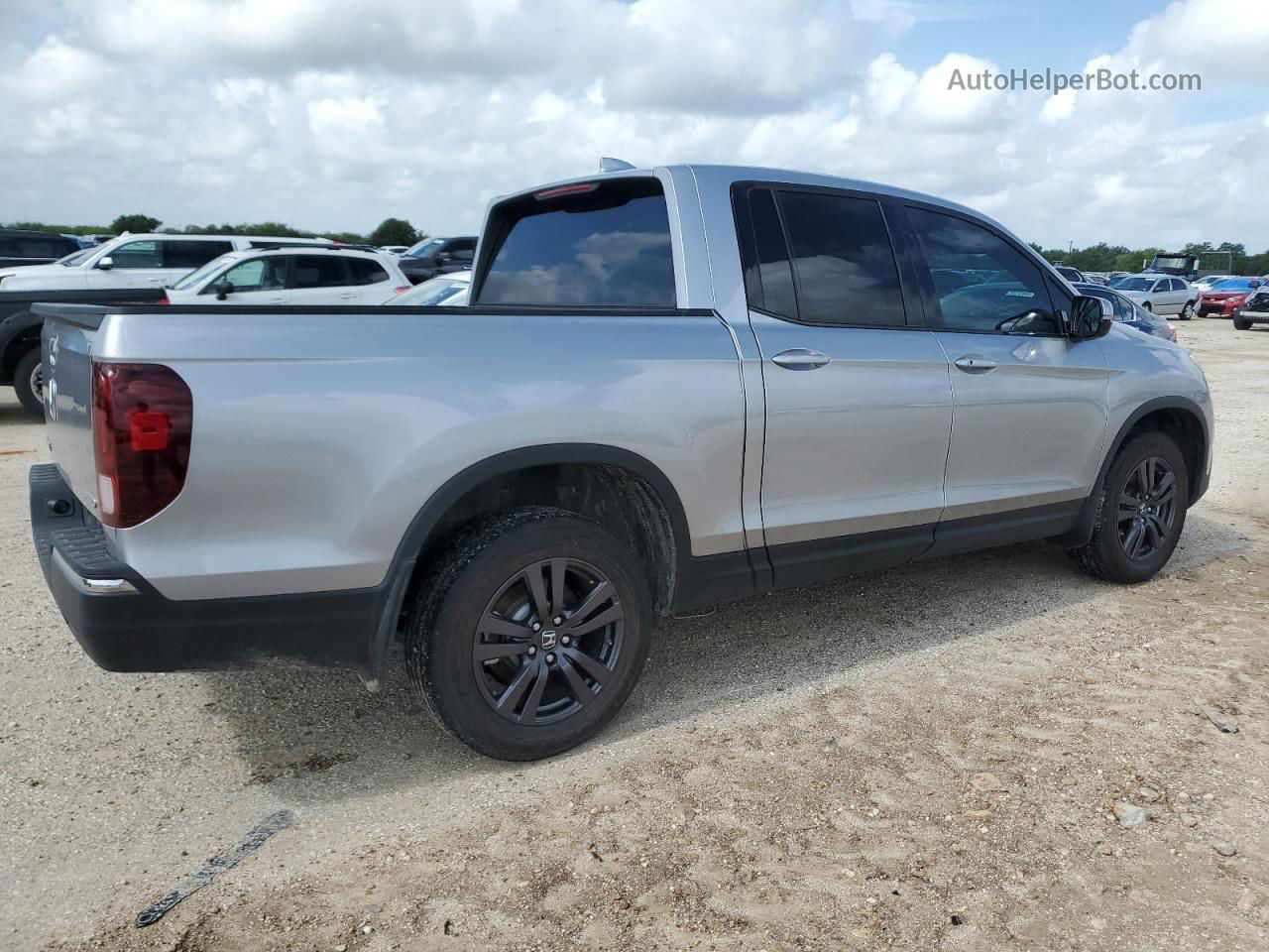 2020 Honda Ridgeline Sport Серебряный vin: 5FPYK3F15LB031577