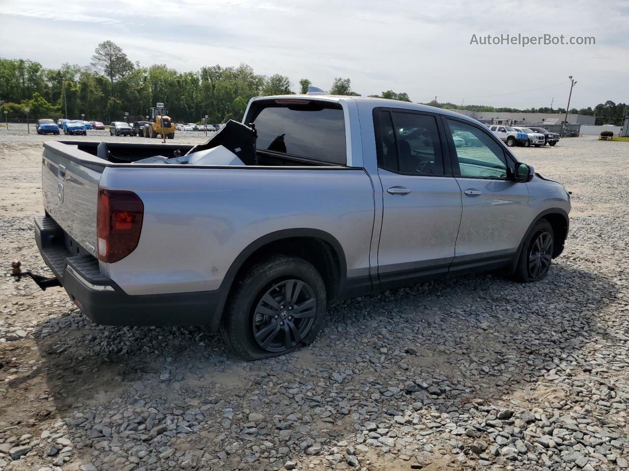 2020 Honda Ridgeline Sport Silver vin: 5FPYK3F17LB013274