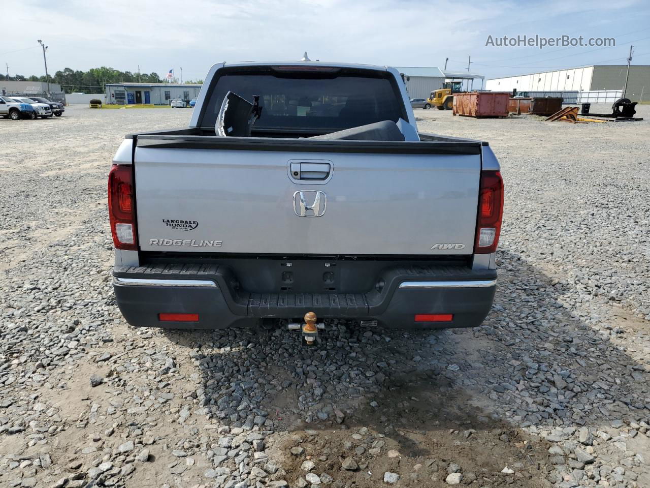 2020 Honda Ridgeline Sport Silver vin: 5FPYK3F17LB013274