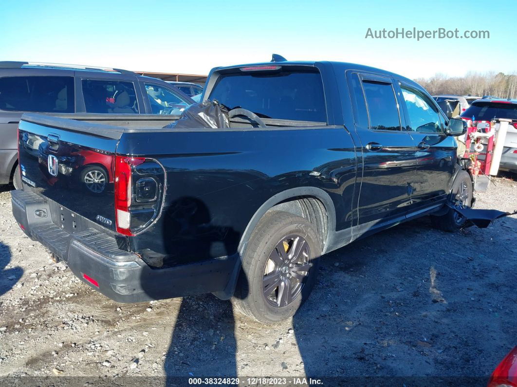 2020 Honda Ridgeline Awd Sport Черный vin: 5FPYK3F17LB025568