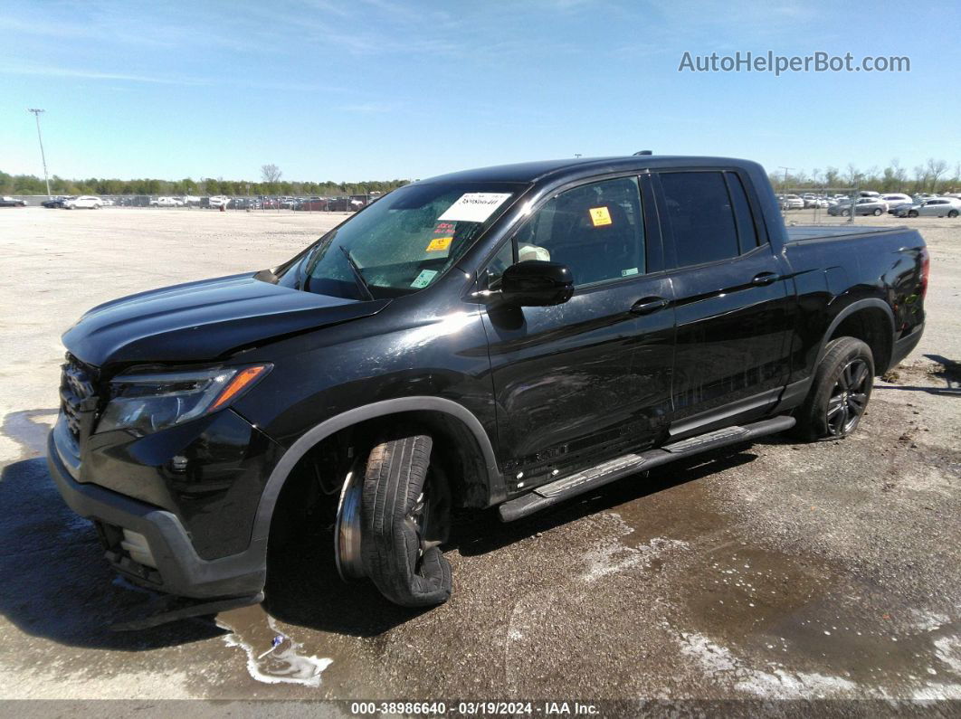 2020 Honda Ridgeline Awd Sport Черный vin: 5FPYK3F18LB028298