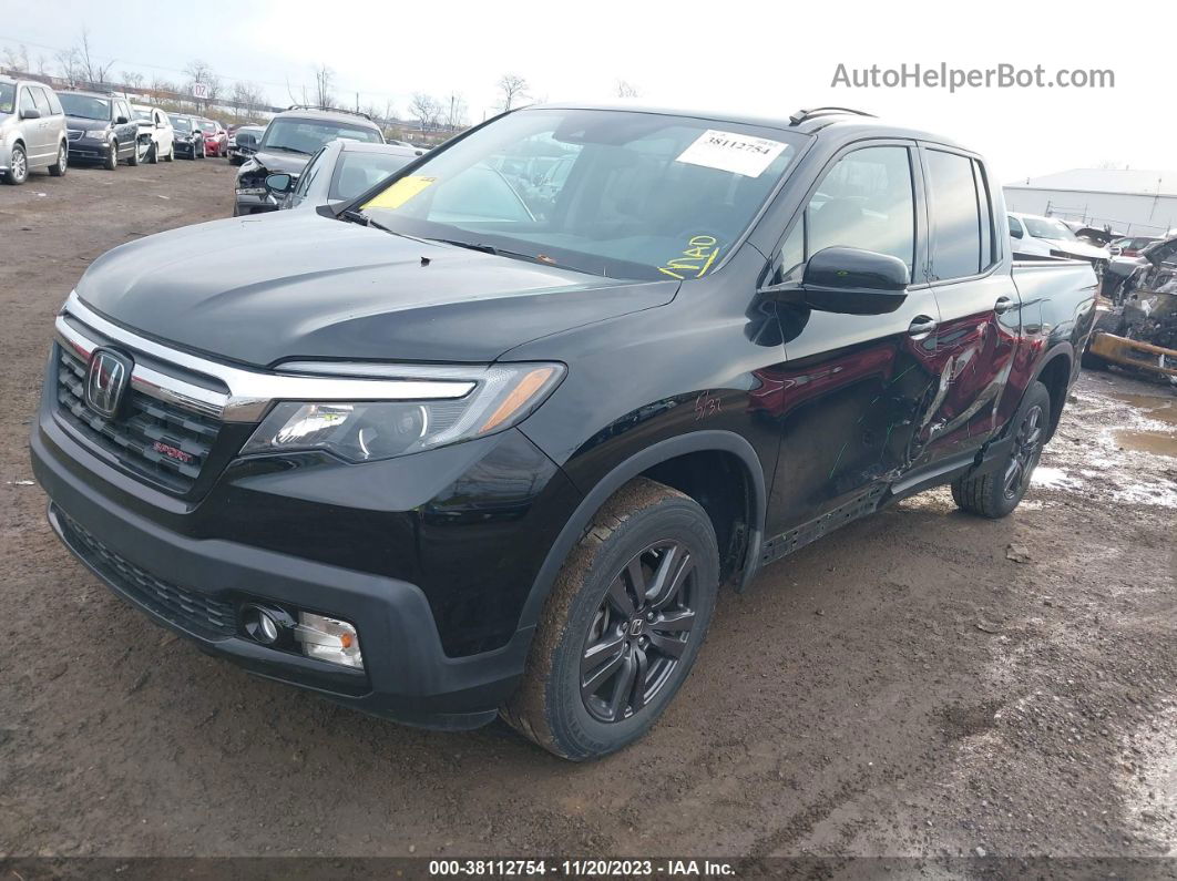 2020 Honda Ridgeline Awd Sport Черный vin: 5FPYK3F18LB030083