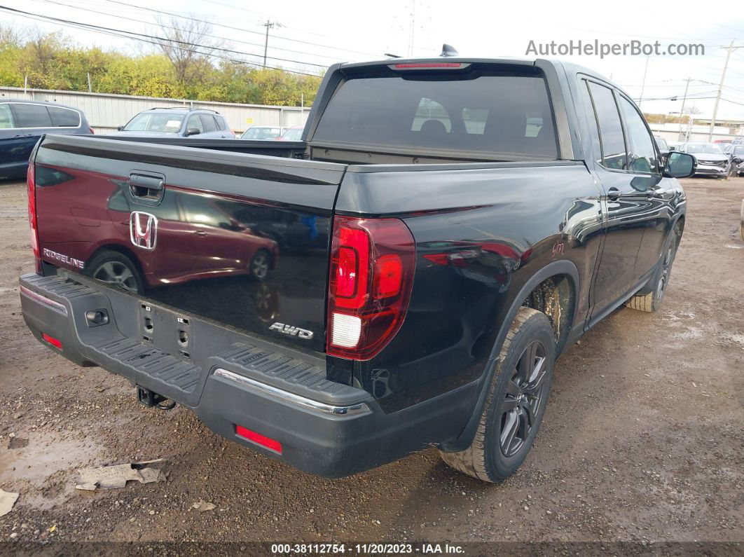 2020 Honda Ridgeline Awd Sport Черный vin: 5FPYK3F18LB030083