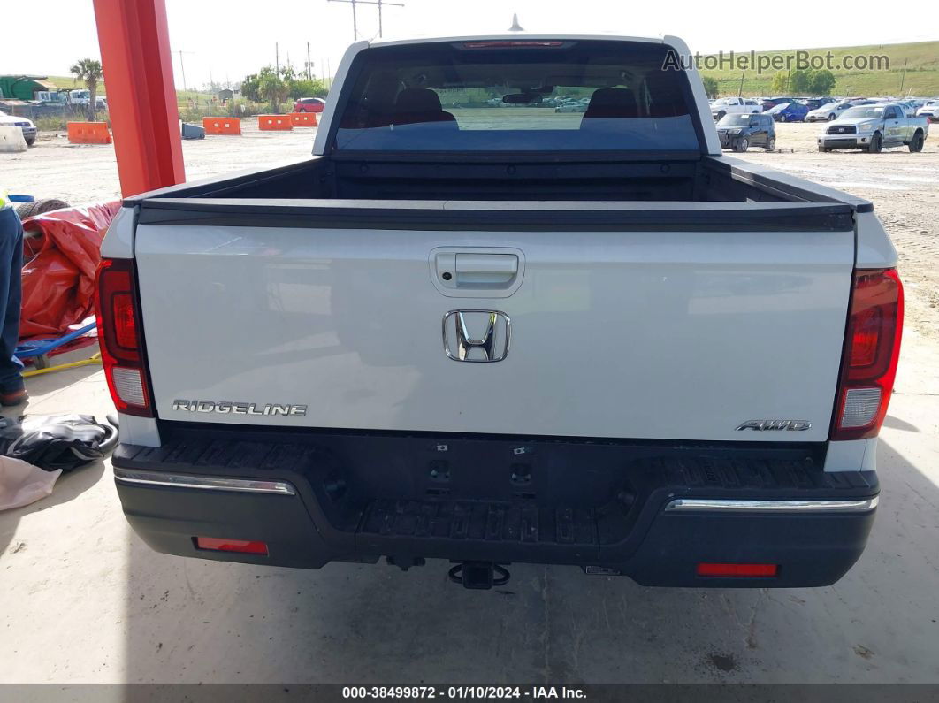 2020 Honda Ridgeline Awd Sport White vin: 5FPYK3F19LB024132