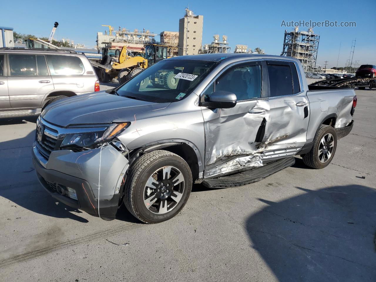 2020 Honda Ridgeline Rtl Silver vin: 5FPYK3F50LB016150