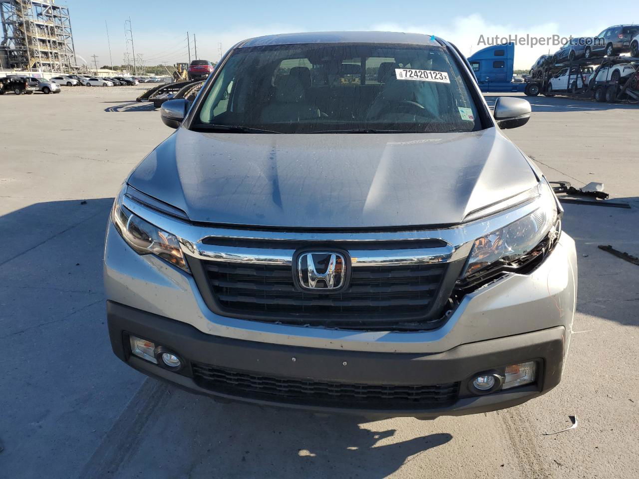 2020 Honda Ridgeline Rtl Silver vin: 5FPYK3F50LB016150