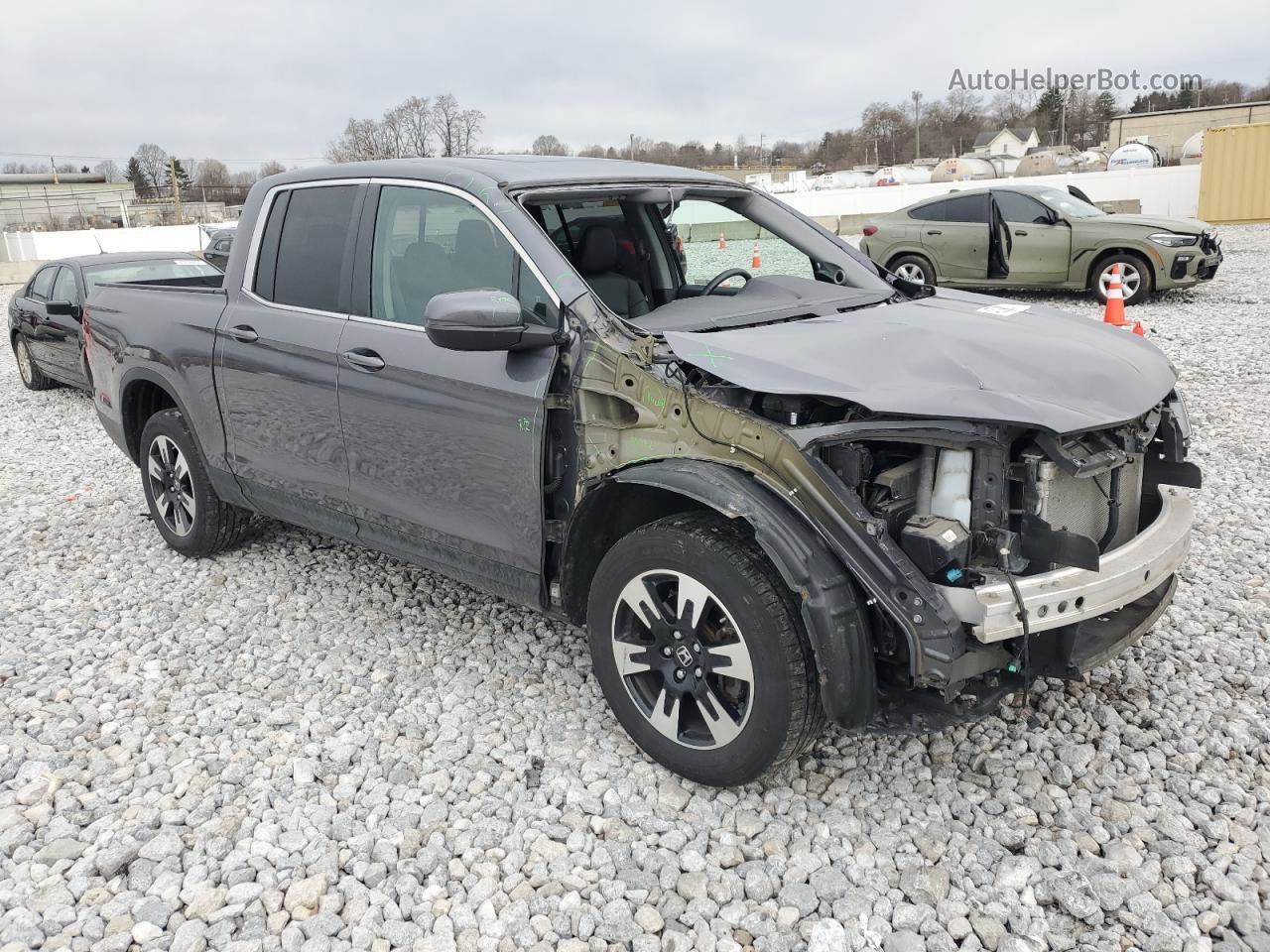 2020 Honda Ridgeline Rtl Gray vin: 5FPYK3F50LB031716