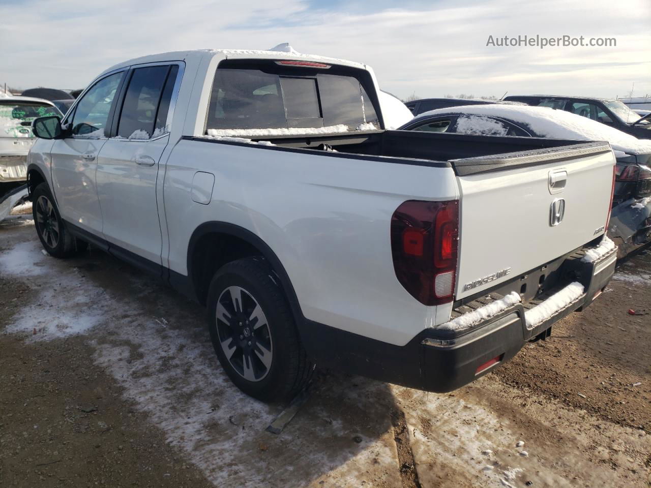 2020 Honda Ridgeline Rtl White vin: 5FPYK3F51LB018828