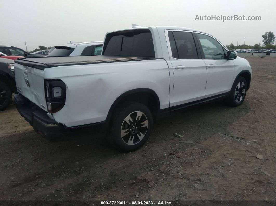 2020 Honda Ridgeline Rtl White vin: 5FPYK3F53LB027952