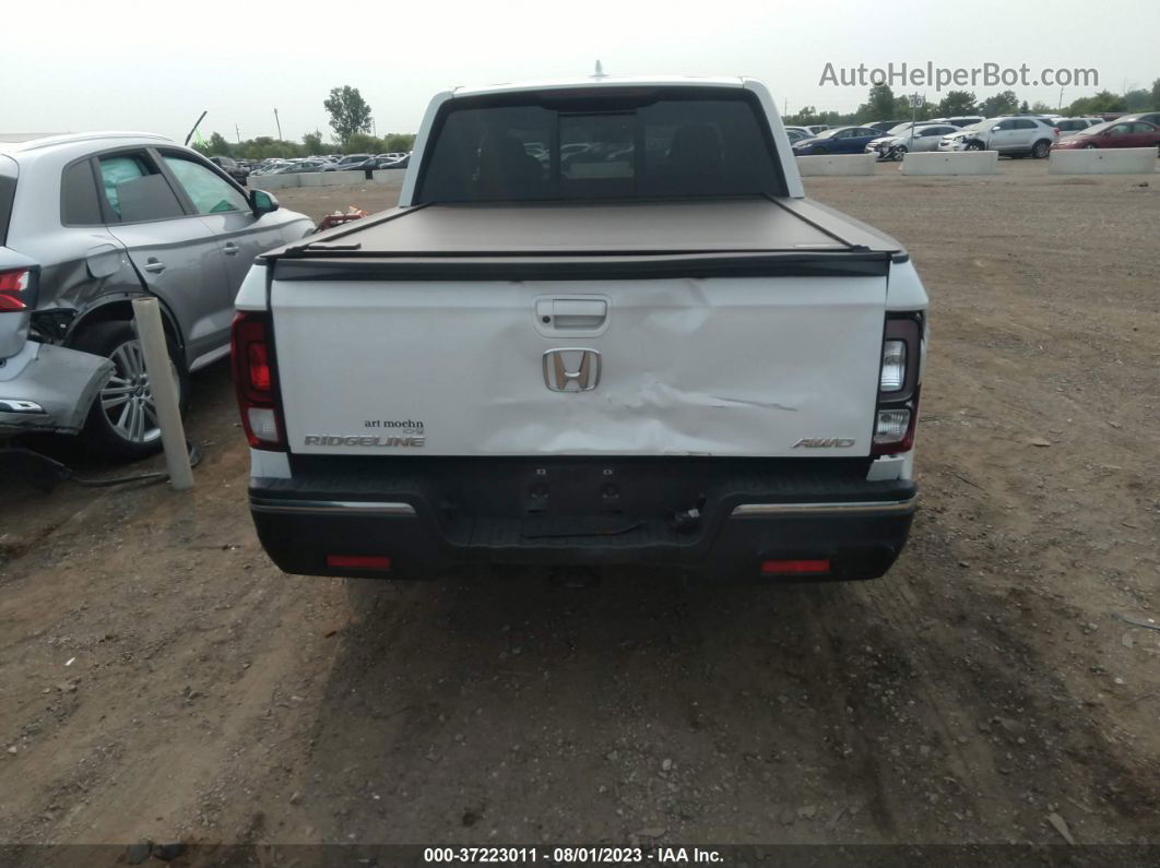 2020 Honda Ridgeline Rtl White vin: 5FPYK3F53LB027952