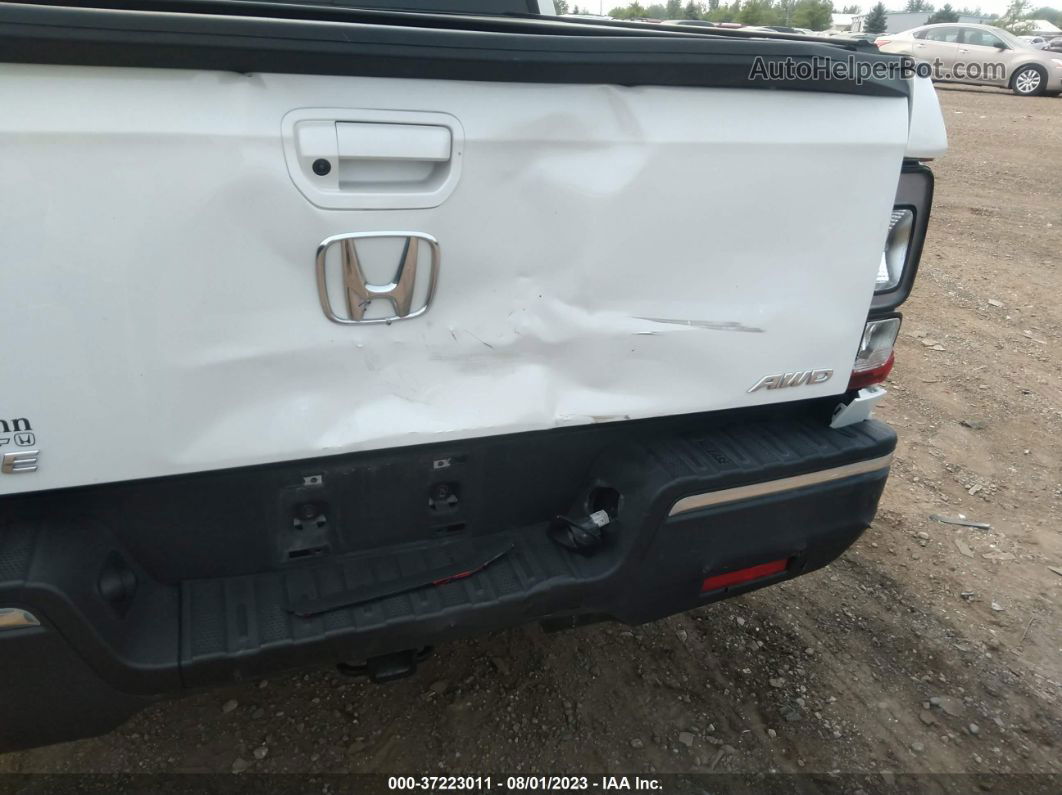 2020 Honda Ridgeline Rtl White vin: 5FPYK3F53LB027952