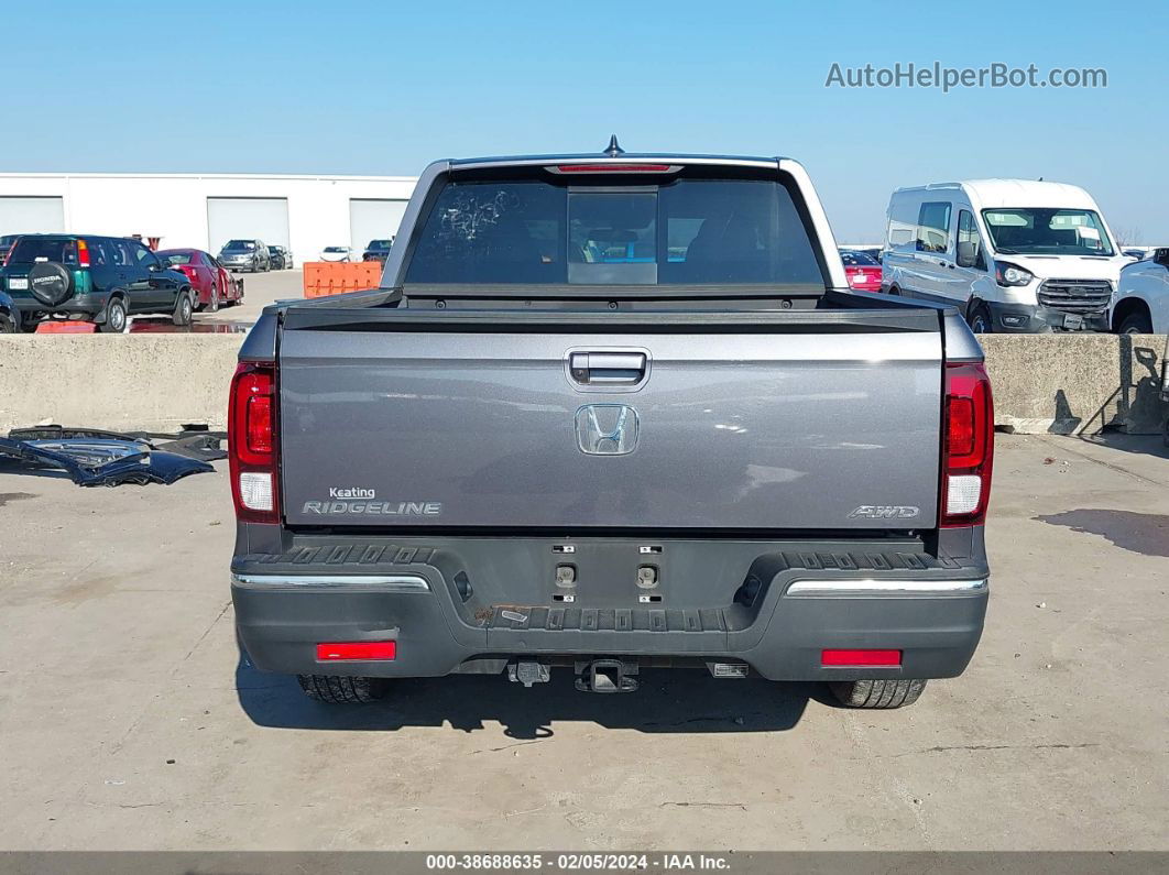 2020 Honda Ridgeline Awd Rtl Gray vin: 5FPYK3F55LB028858