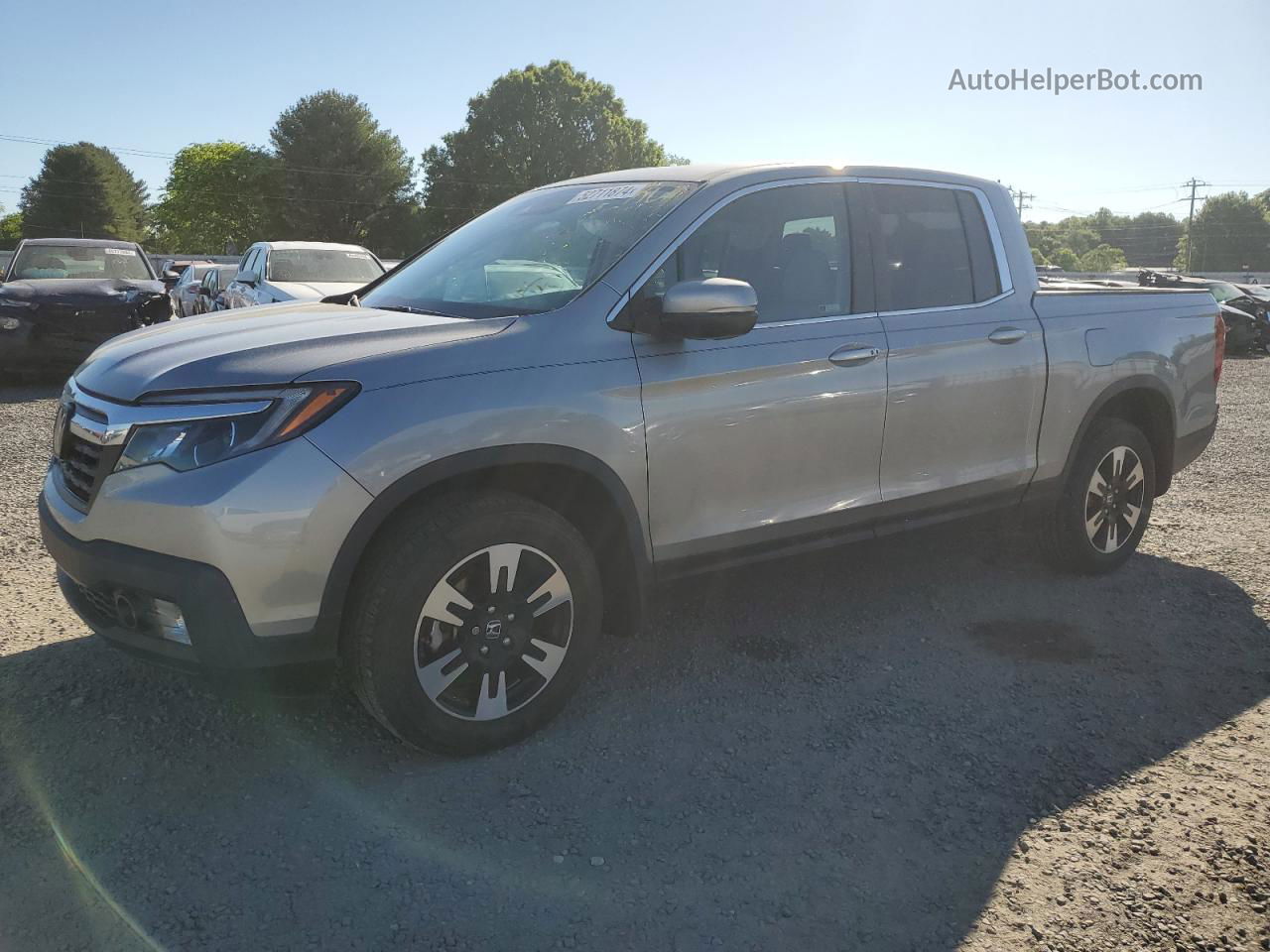 2020 Honda Ridgeline Rtl Серебряный vin: 5FPYK3F57LB014363