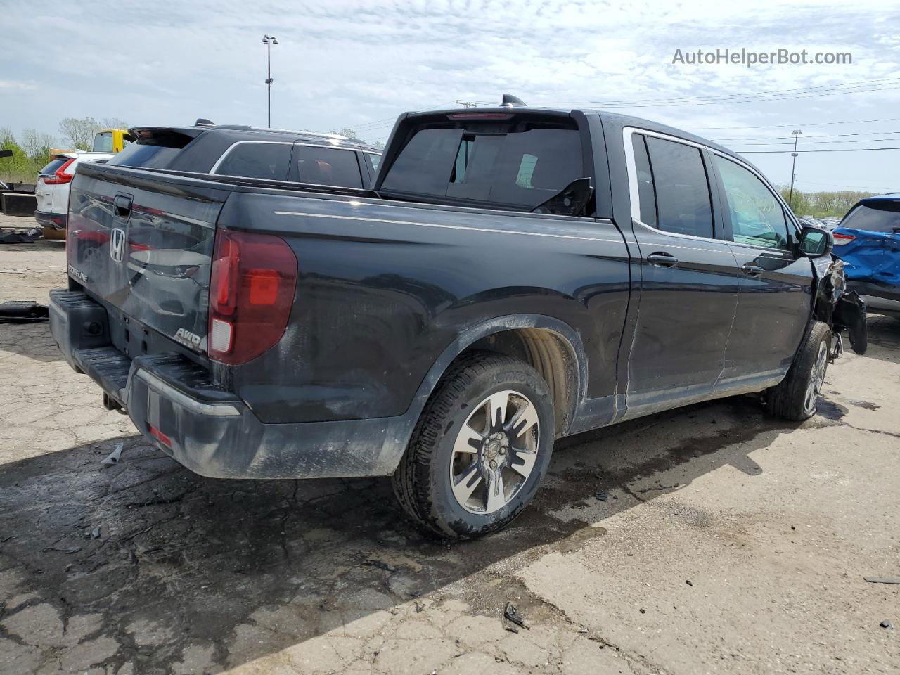 2020 Honda Ridgeline Rtl Black vin: 5FPYK3F57LB027582