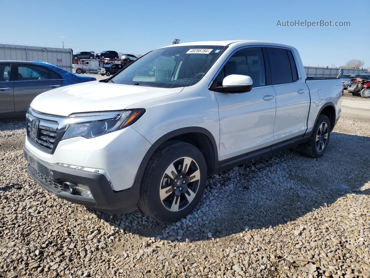 2020 Honda Ridgeline Rtl Белый vin: 5FPYK3F57LB029798