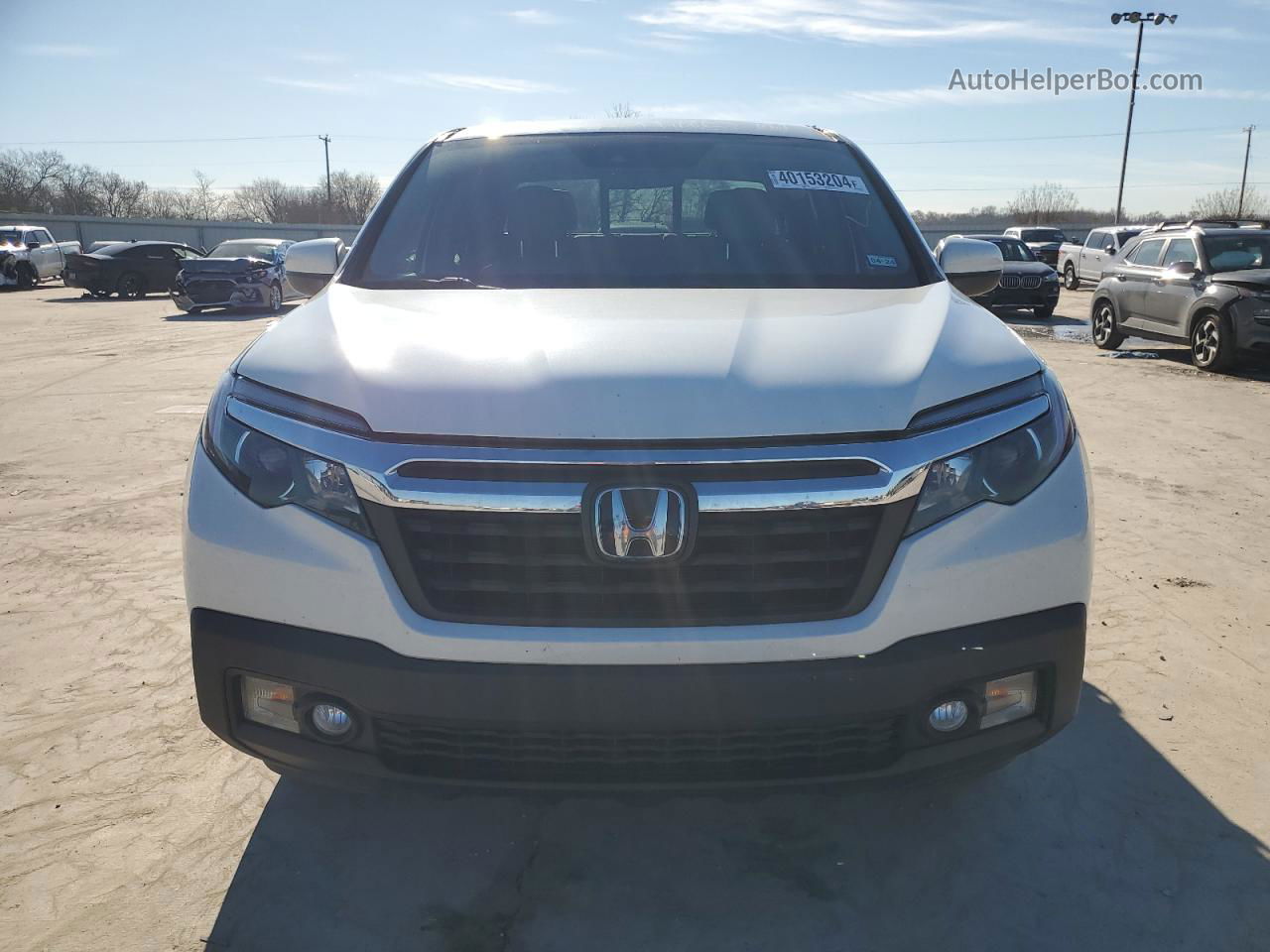 2020 Honda Ridgeline Rtl White vin: 5FPYK3F58LB021399