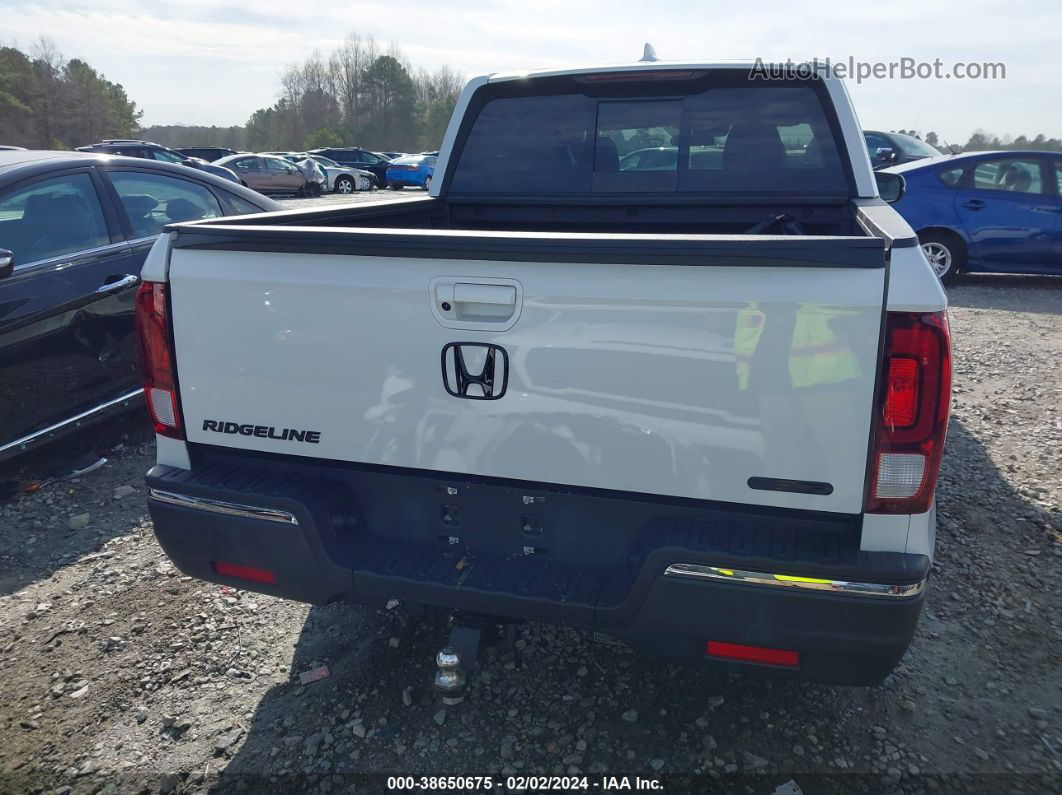 2020 Honda Ridgeline Awd Rtl White vin: 5FPYK3F58LB028207