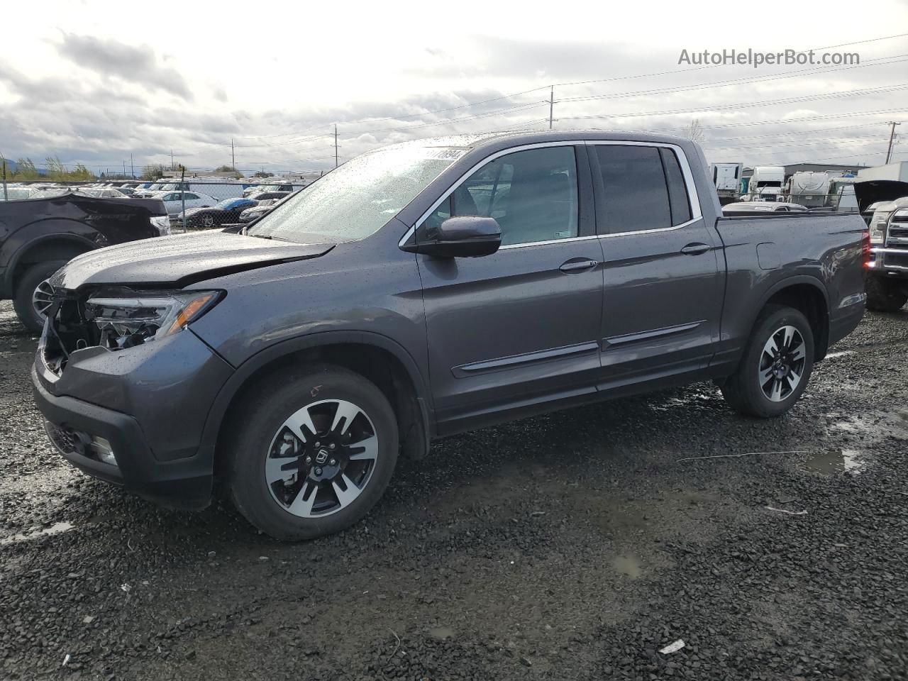 2020 Honda Ridgeline Rtl Gray vin: 5FPYK3F59LB030838