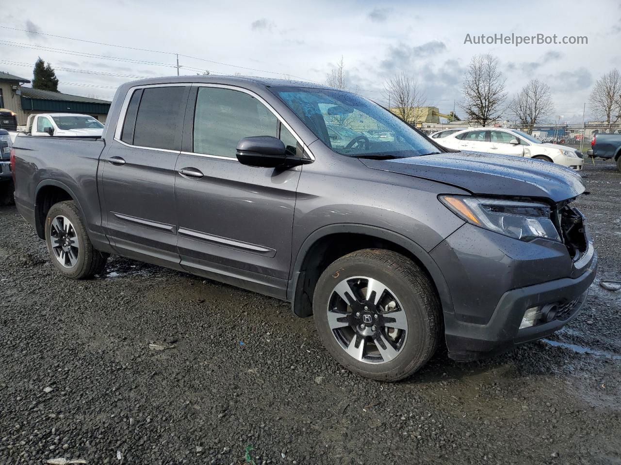 2020 Honda Ridgeline Rtl Серый vin: 5FPYK3F59LB030838