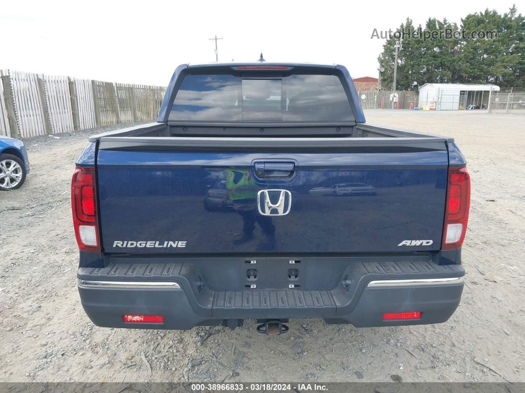 2020 Honda Ridgeline Awd Rtl Dark Blue vin: 5FPYK3F5XLB025213