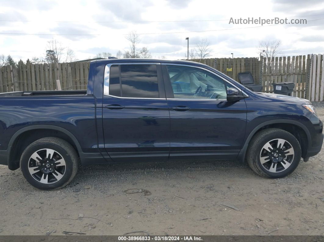 2020 Honda Ridgeline Awd Rtl Dark Blue vin: 5FPYK3F5XLB025213