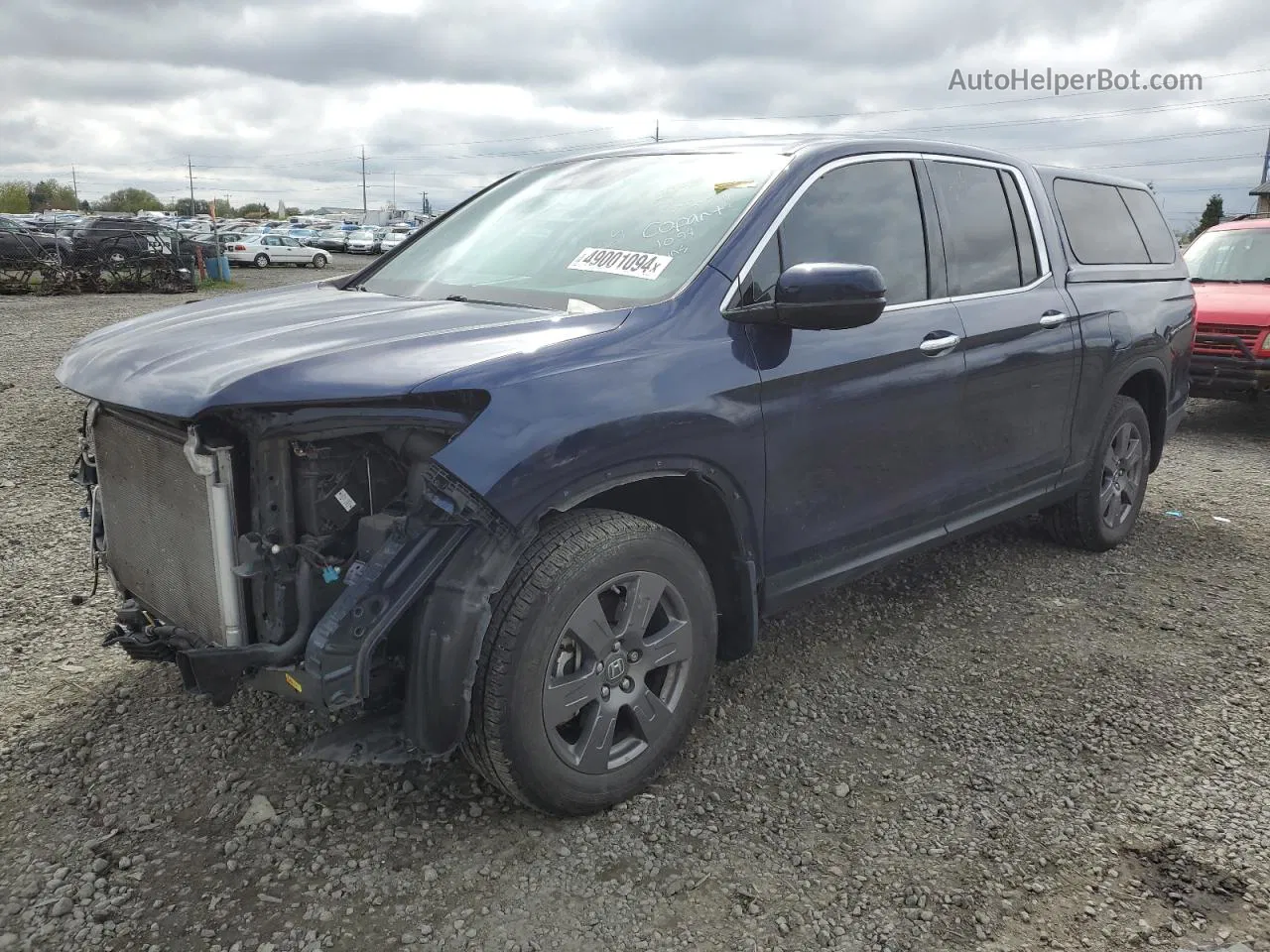 2020 Honda Ridgeline Rtl Blue vin: 5FPYK3F70LB009071