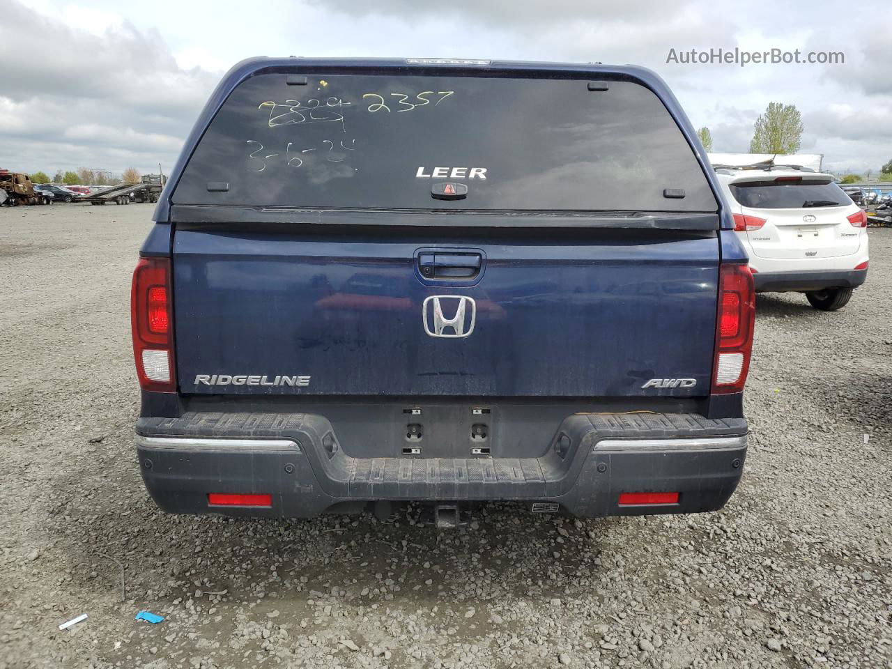 2020 Honda Ridgeline Rtl Blue vin: 5FPYK3F70LB009071