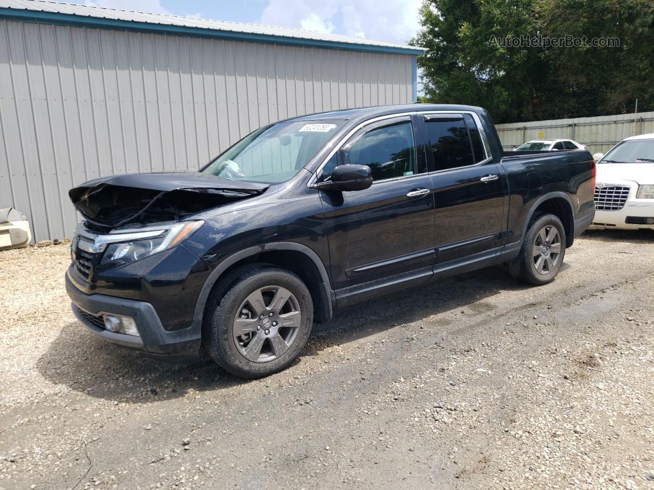 2020 Honda Ridgeline Rtl Черный vin: 5FPYK3F70LB009393