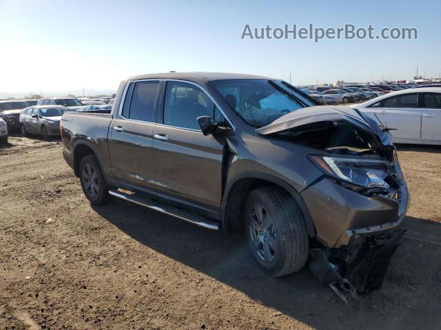 2020 Honda Ridgeline Rtl Brown vin: 5FPYK3F70LB011757