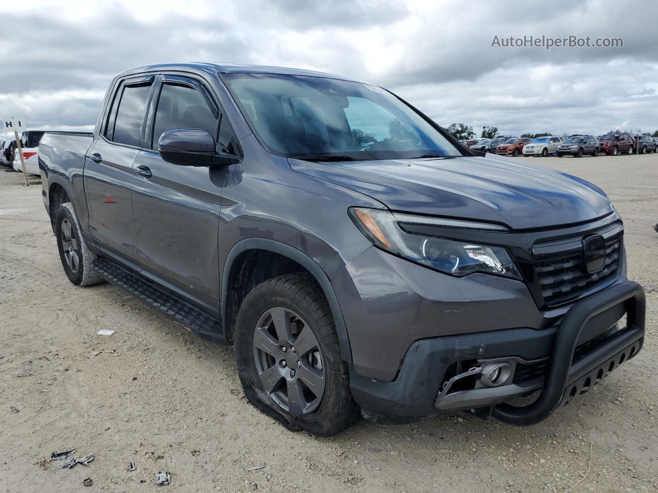 2020 Honda Ridgeline Rtl Серый vin: 5FPYK3F70LB013217