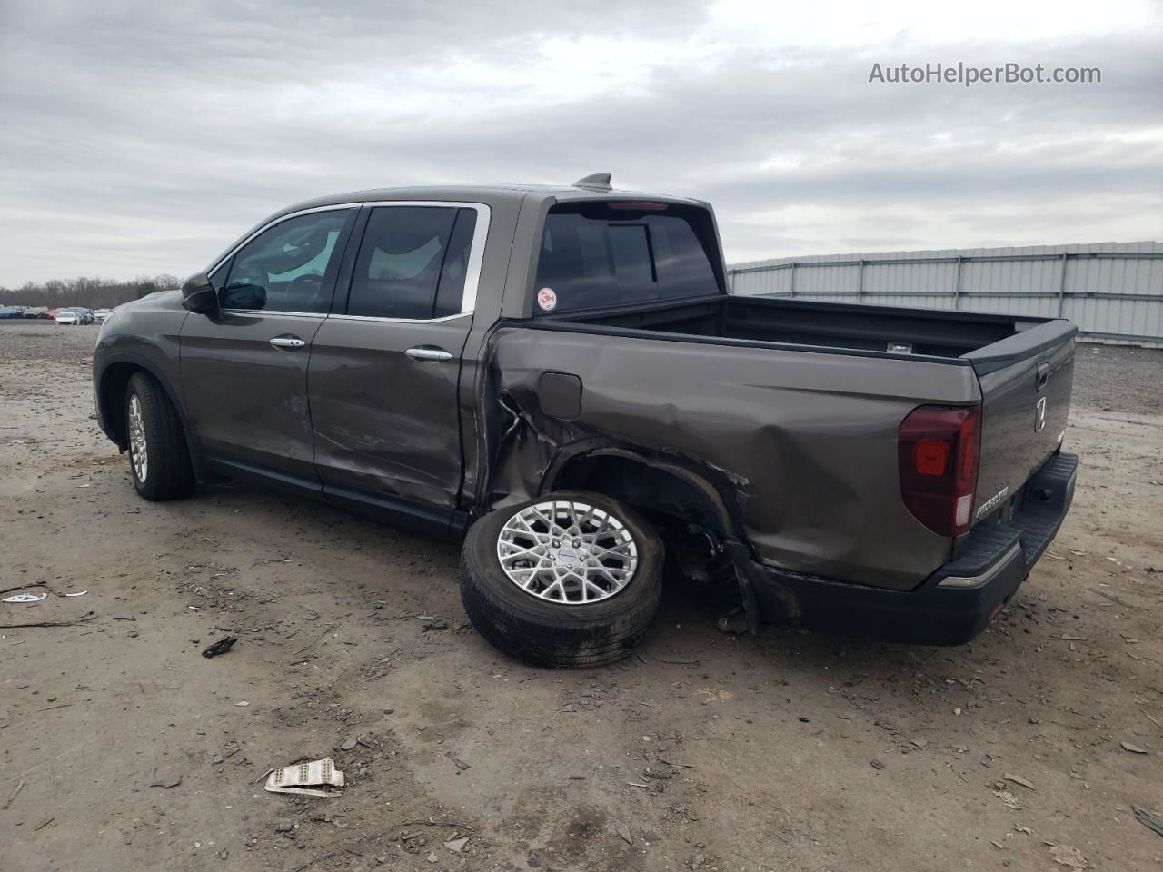 2020 Honda Ridgeline Rtl Brown vin: 5FPYK3F71LB002016