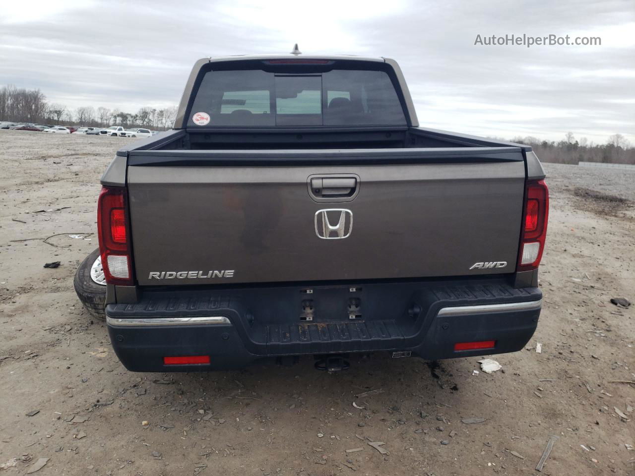 2020 Honda Ridgeline Rtl Brown vin: 5FPYK3F71LB002016