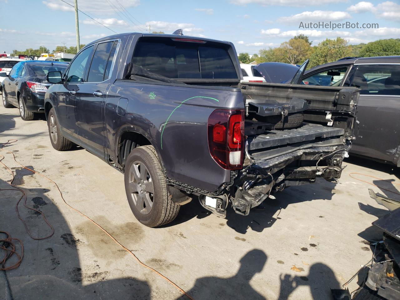 2020 Honda Ridgeline Rtl Charcoal vin: 5FPYK3F71LB008981