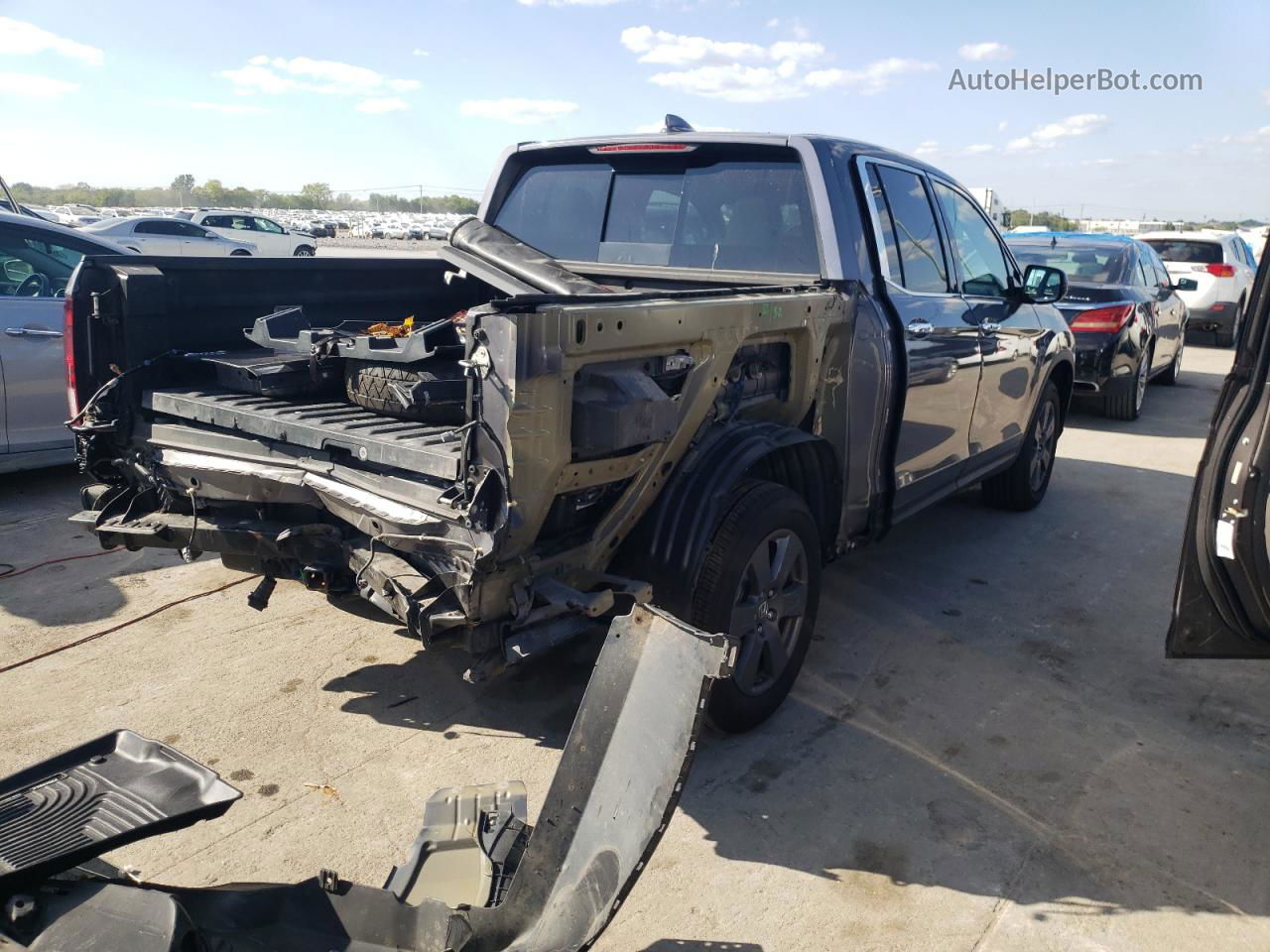 2020 Honda Ridgeline Rtl Charcoal vin: 5FPYK3F71LB008981